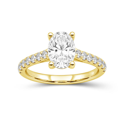 2.50 ct. T.W. Lab-Grown Diamond Ring in 10K White Gold or 10K Yellow Gold