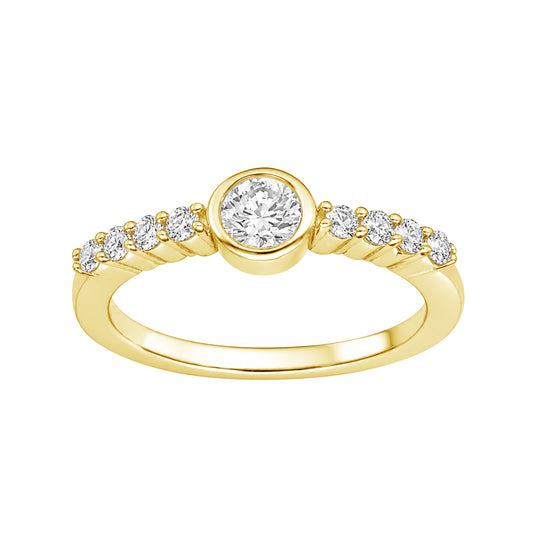 1/2 ct. T.W. Lab-Grown Diamond Ring in Sterling Silver or Gold over Silver