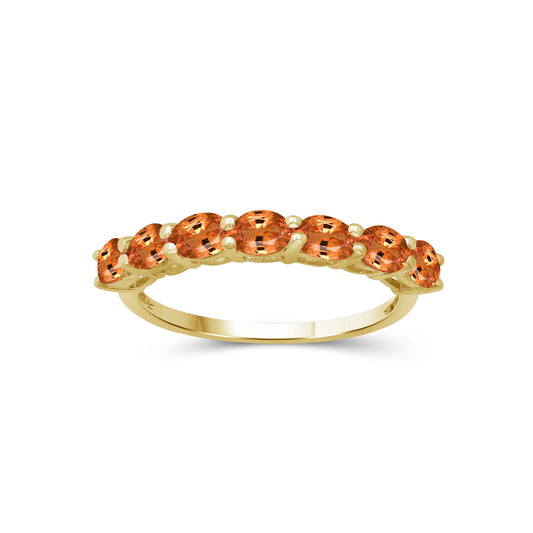 1.75 ct. T.G.W. Mandarin Garnet Ring in Sterling Silver or 14K Gold over Silver