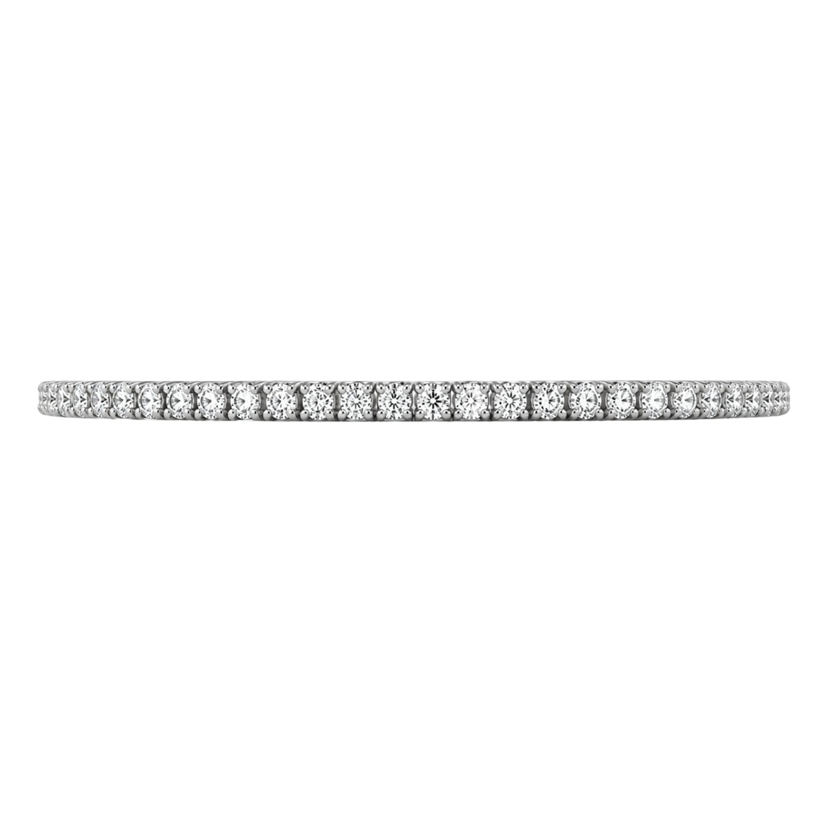 Lab-Grown Diamond Round Tennis Bracelet in 14K White Gold or 14K Yellow Gold