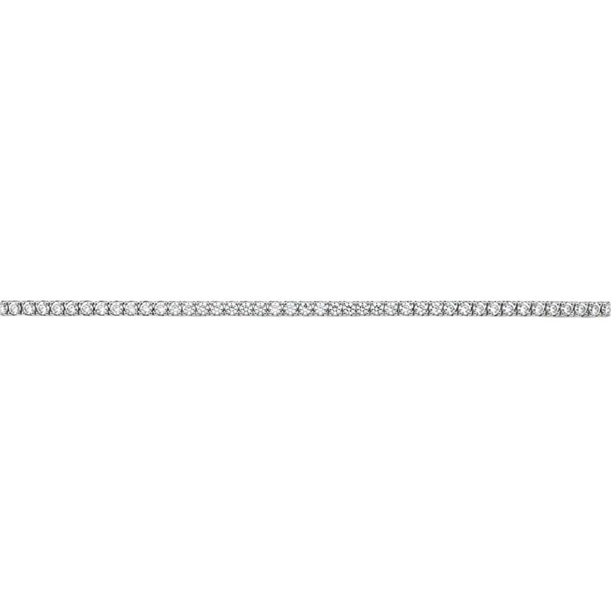 1 ct. T.W. Lab-Grown Diamond Round Tennis Bracelet in Sterling Silver