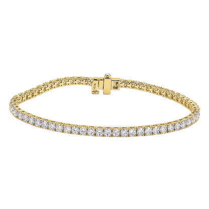 7 ct. T.W. Lab-Grown Diamond Round Tennis Bracelet in Sterling Silver or 14K Gold over Silver