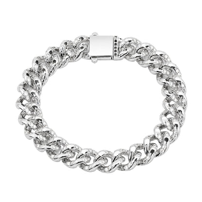 5 ct. T.W. Lab-Grown Diamond Round Chain Bracelet in Sterling Silver or 14K Gold over Silver