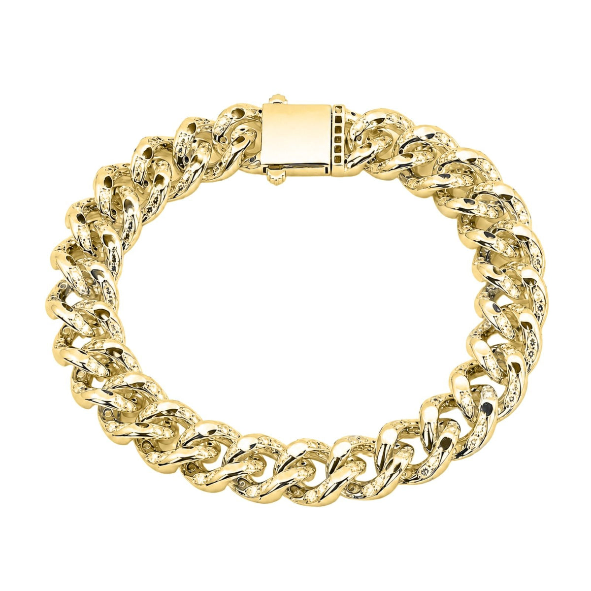 5 ct. T.W. Lab-Grown Diamond Round Chain Bracelet in Sterling Silver or 14K Gold over Silver