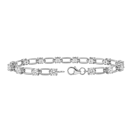 3 ct. T.W. Lab-Grown Diamond Bracelet in Sterling Silver or Gold over Silver