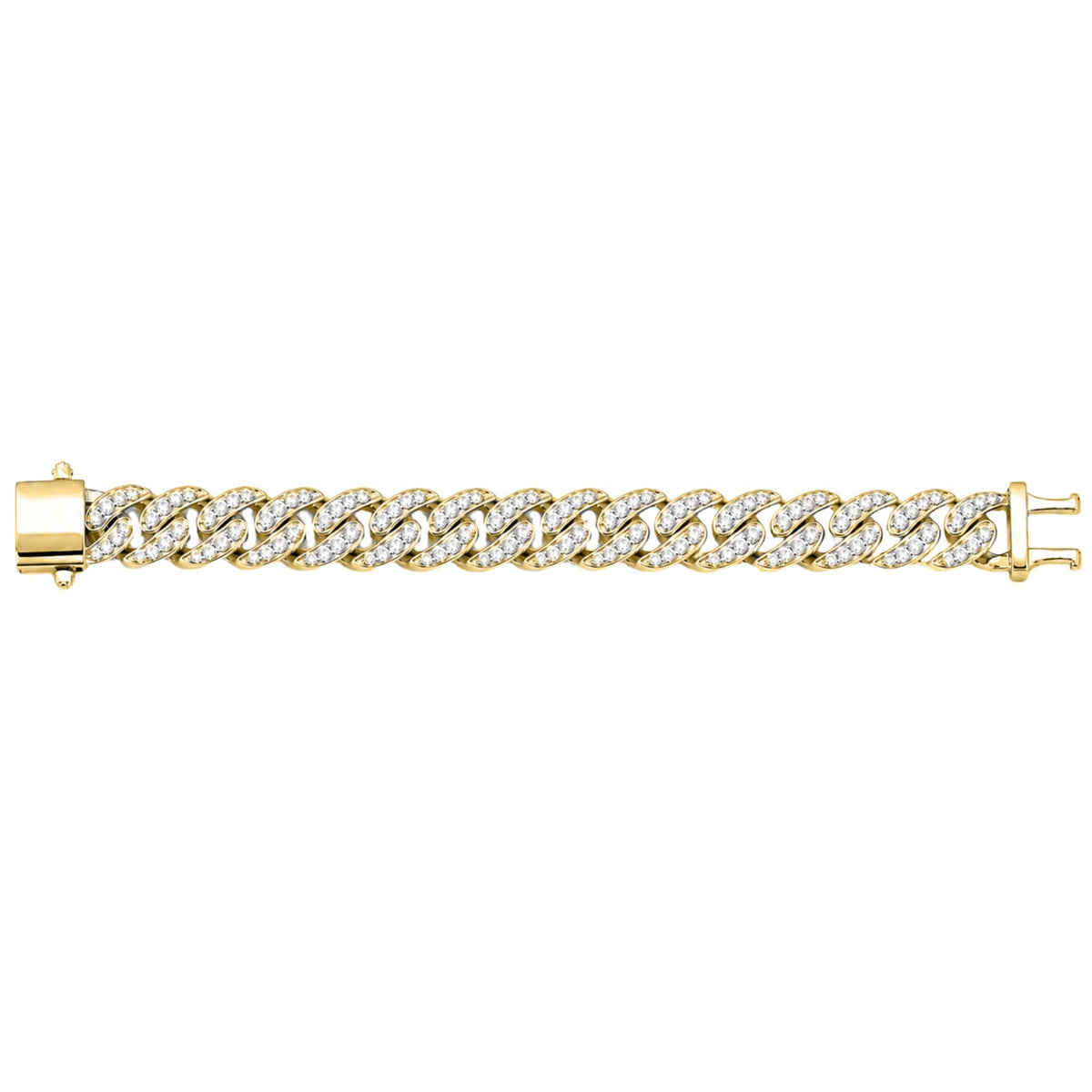 5 ct. T.W. Lab-Grown Diamond Round Chain Bracelet in Sterling Silver or 14K Gold over Silver