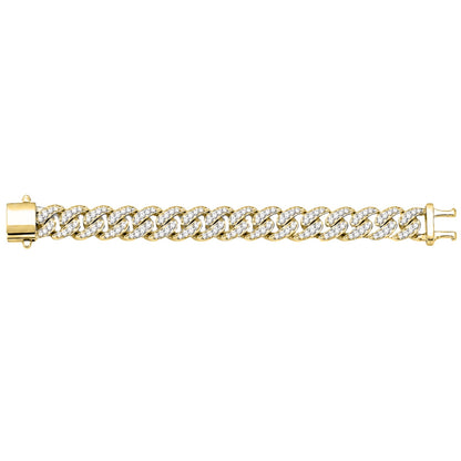 5 ct. T.W. Lab-Grown Diamond Round Chain Bracelet in Sterling Silver or 14K Gold over Silver