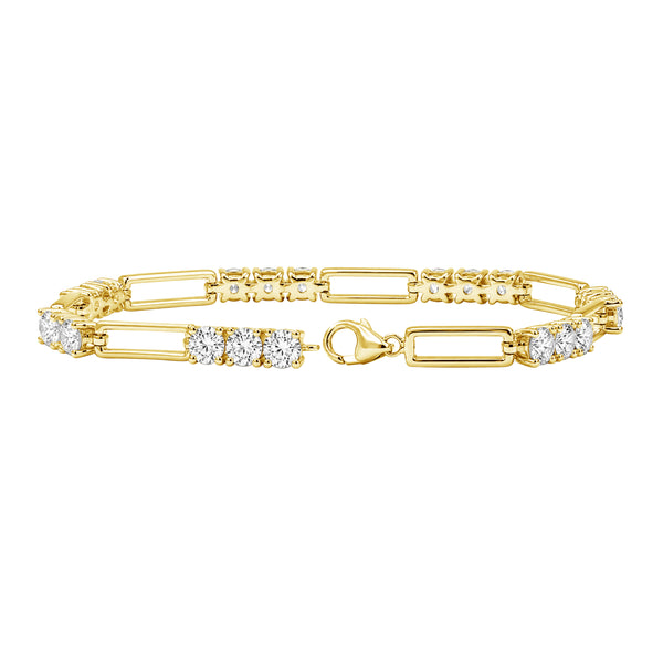 5.00 Carat T.W. Lab Grown Diamond Bracelet (Assorted colors)