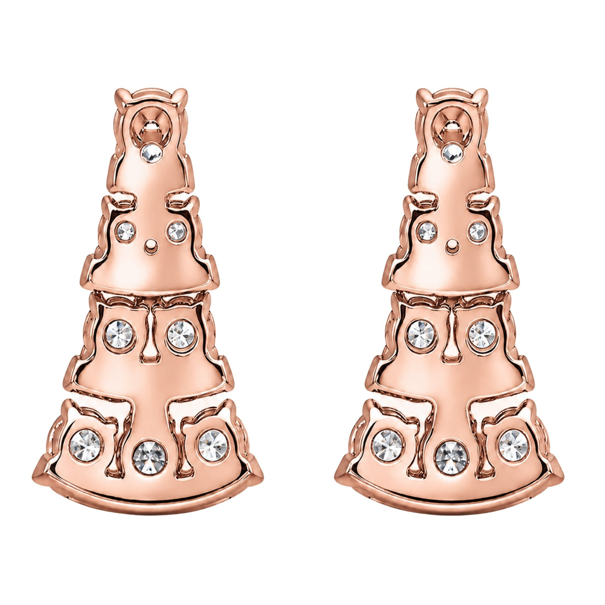 3 ct. T.W. Lab-Grown Diamond Oval/Round Drop Earrings in 14K White Gold or 14K Yellow Gold
