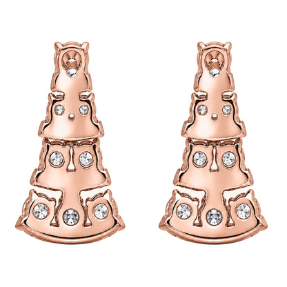 3 ct. T.W. Lab-Grown Diamond Oval/Round Drop Earrings in 14K White Gold or 14K Yellow Gold