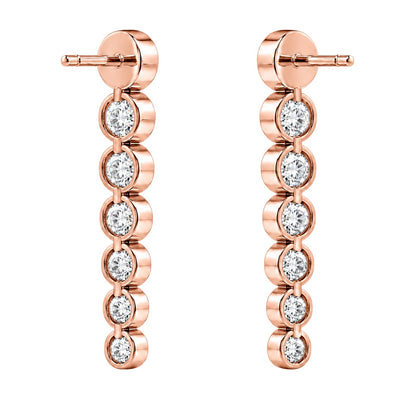2 ct. T.W. Lab-Grown Diamond Round Drop Earrings in 14K White Gold or 14K Yellow Gold