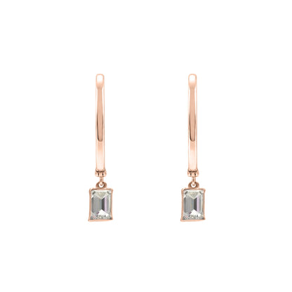 Lab-Grown Diamond Hoop Earrings in 14K White Gold or 14K Yellow Gold
