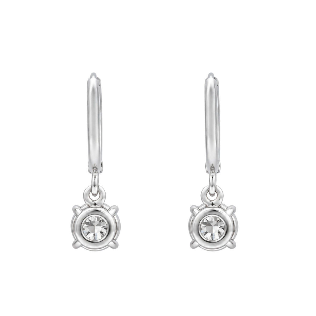 Lab-Grown Diamond Hoop Earrings in 14K White Gold or 14K Yellow Gold