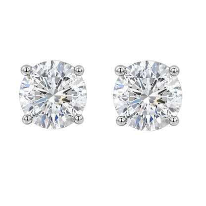 5 ct. T.W. Lab-Grown Diamond Round Stud Earrings in Sterling Silver or 14K Gold over Silver