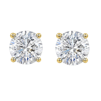 5 ct. T.W. Lab-Grown Diamond Round Stud Earrings in Sterling Silver or 14K Gold over Silver