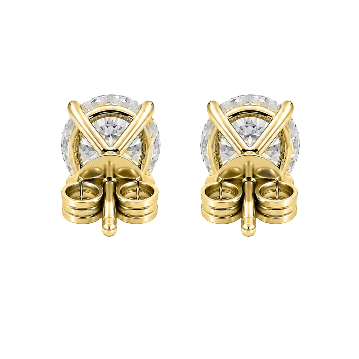 5 ct. T.W. Lab-Grown Diamond Round Stud Earrings in Sterling Silver or 14K Gold over Silver