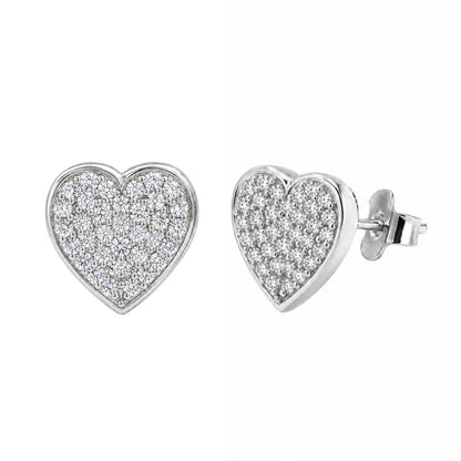 2 ct. T.W. Lab-Grown Diamond Round Stud Earrings in Sterling Silver