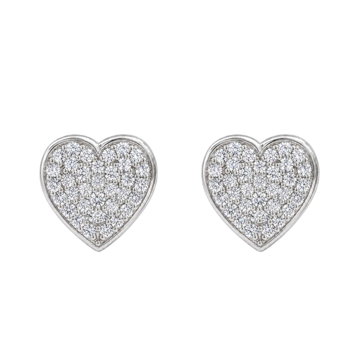 2 ct. T.W. Lab-Grown Diamond Round Stud Earrings in Sterling Silver