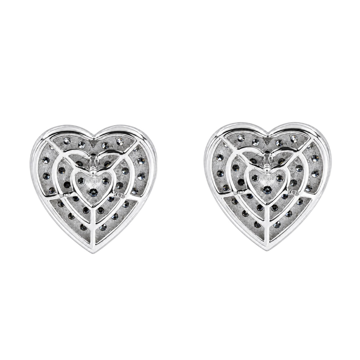 2 ct. T.W. Lab-Grown Diamond Round Stud Earrings in Sterling Silver