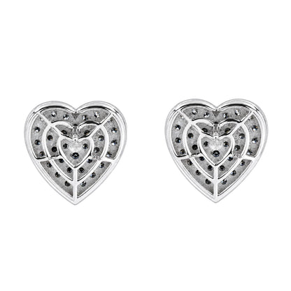 2 ct. T.W. Lab-Grown Diamond Round Stud Earrings in Sterling Silver