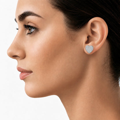 2 ct. T.W. Lab-Grown Diamond Round Stud Earrings in Sterling Silver