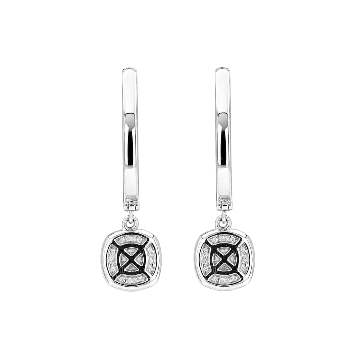 2 ct. T.W. Lab-Grown Diamond Round Drop Earrings in Sterling Silver or 14K Gold over Silver