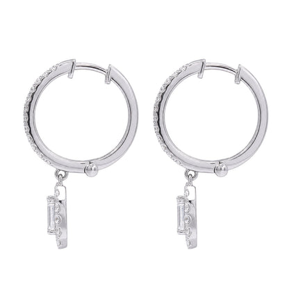 3 ct. T.W. Lab-Grown Diamond Round Drop Earrings in Sterling Silver or 14K Gold over Silver