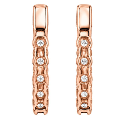 Lab-Grown Diamond Round Hoop Earrings in 14K White Gold or 14K Yellow Gold