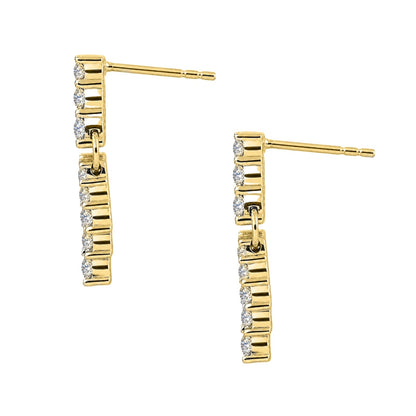 2 ct. T.W. Lab-Grown Diamond Round Drop Earrings in Sterling Silver or 14K Gold over Silver