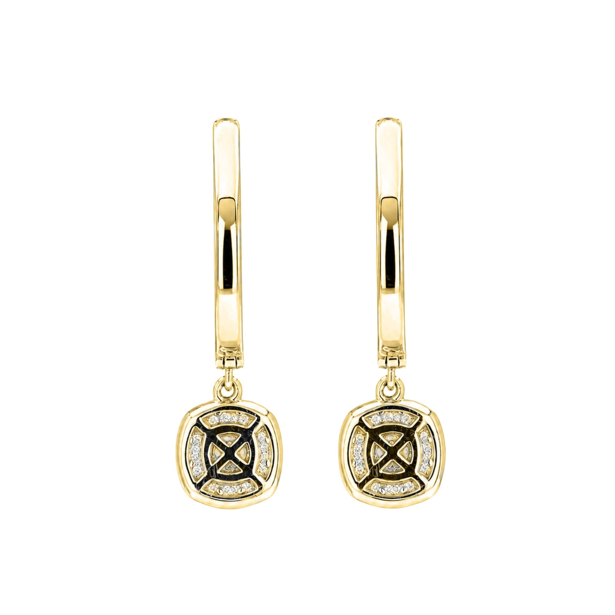 2 ct. T.W. Lab-Grown Diamond Round Drop Earrings in Sterling Silver or 14K Gold over Silver