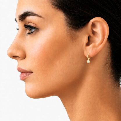 2 ct. T.W. Lab-Grown Diamond Round Drop Earrings in Sterling Silver or 14K Gold over Silver