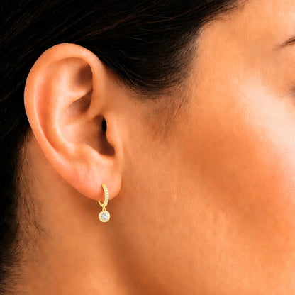 2 ct. T.W. Lab-Grown Diamond Round Drop Earrings in Sterling Silver or 14K Gold over Silver