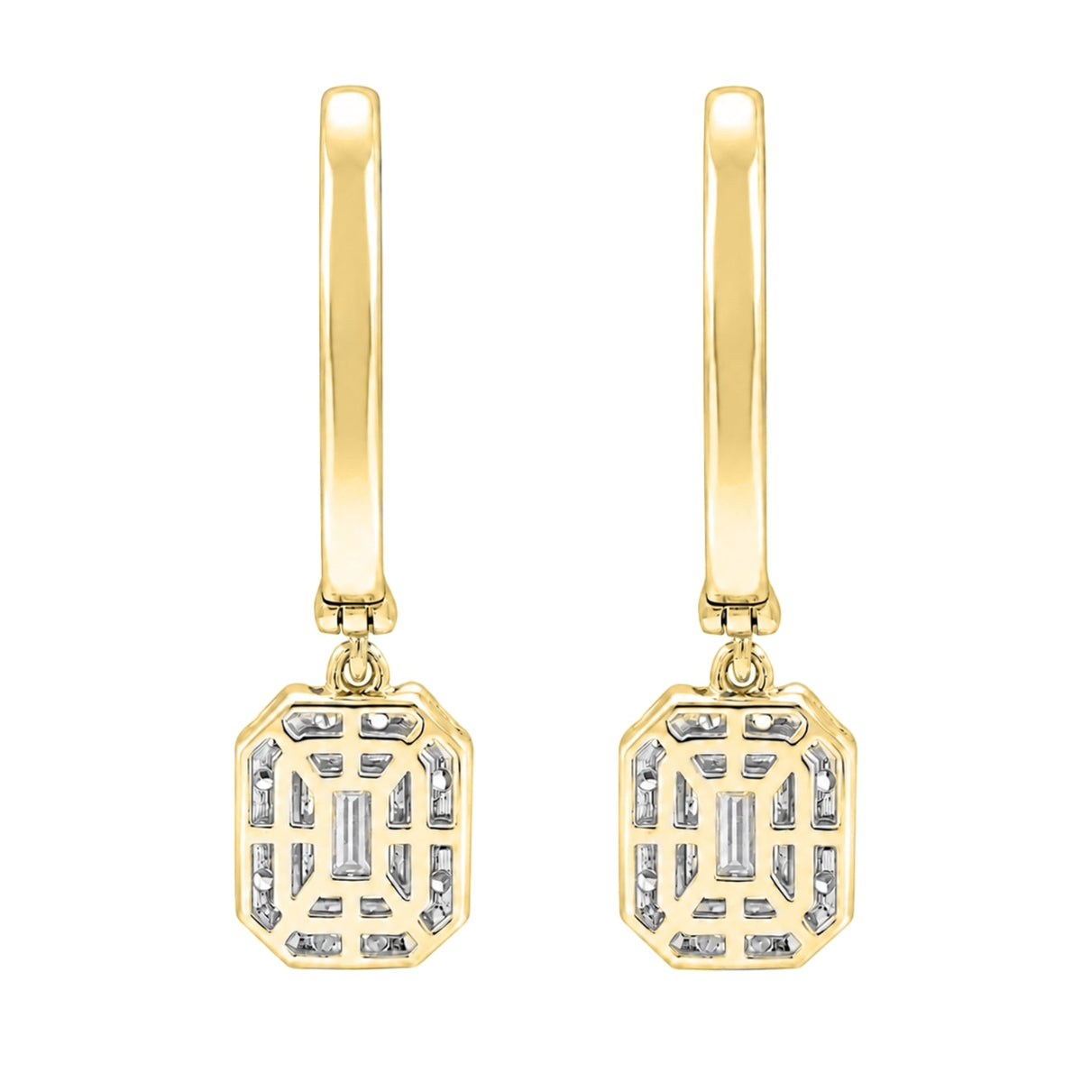3 ct. T.W. Lab-Grown Diamond Round Drop Earrings in Sterling Silver or 14K Gold over Silver