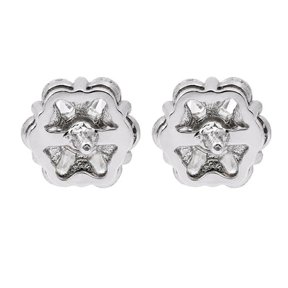 3 ct. T.W. Lab-Grown Diamond Round Cluster Earrings in Sterling Silver or 14K Gold over Silver