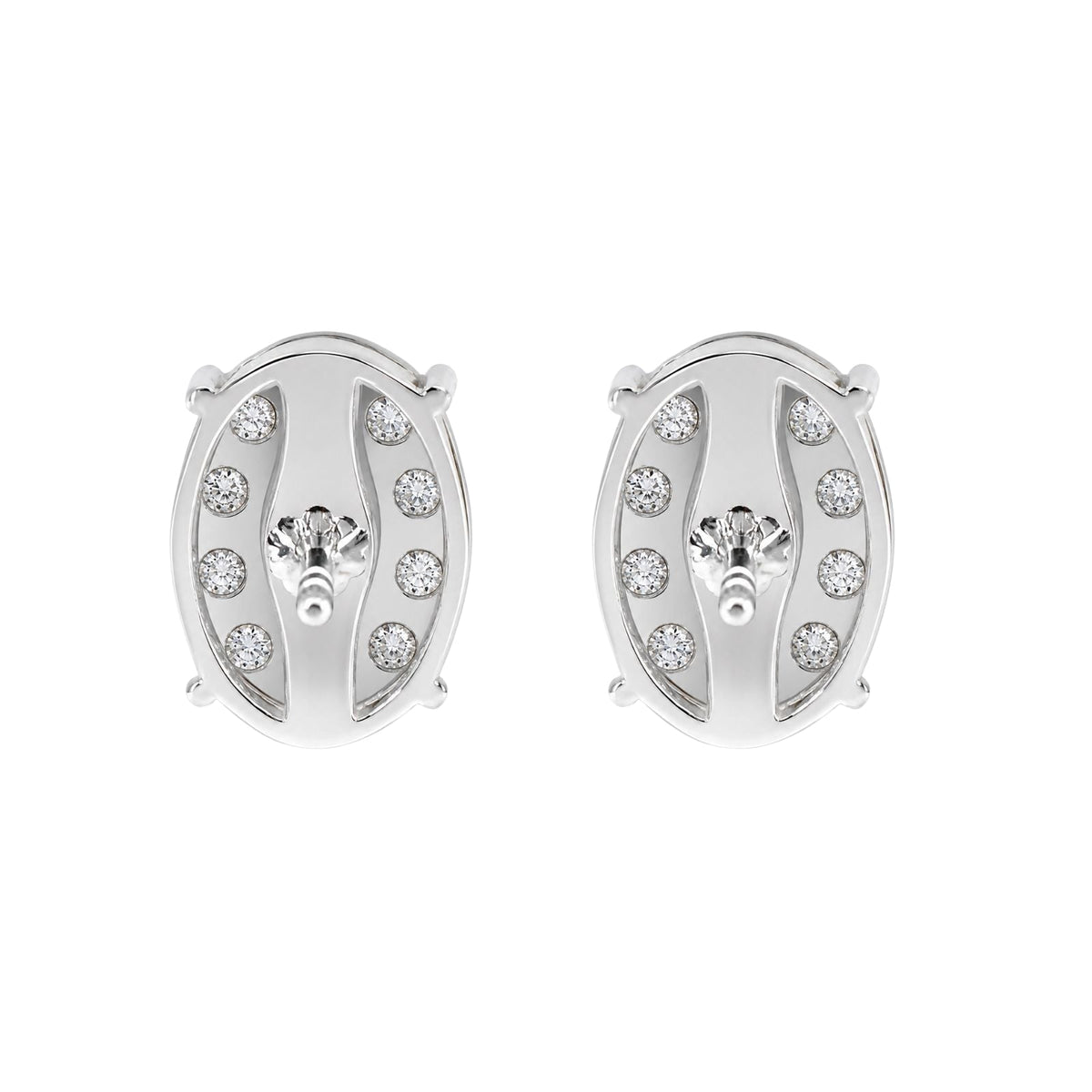 1 ct. T.W. Lab-Grown Diamond Round Stud Earrings in Sterling Silver or 14K Gold over Silver