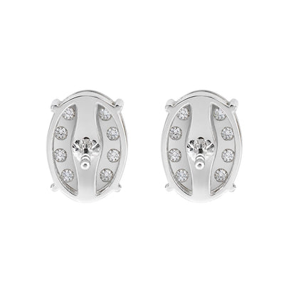 1 ct. T.W. Lab-Grown Diamond Round Stud Earrings in Sterling Silver or 14K Gold over Silver