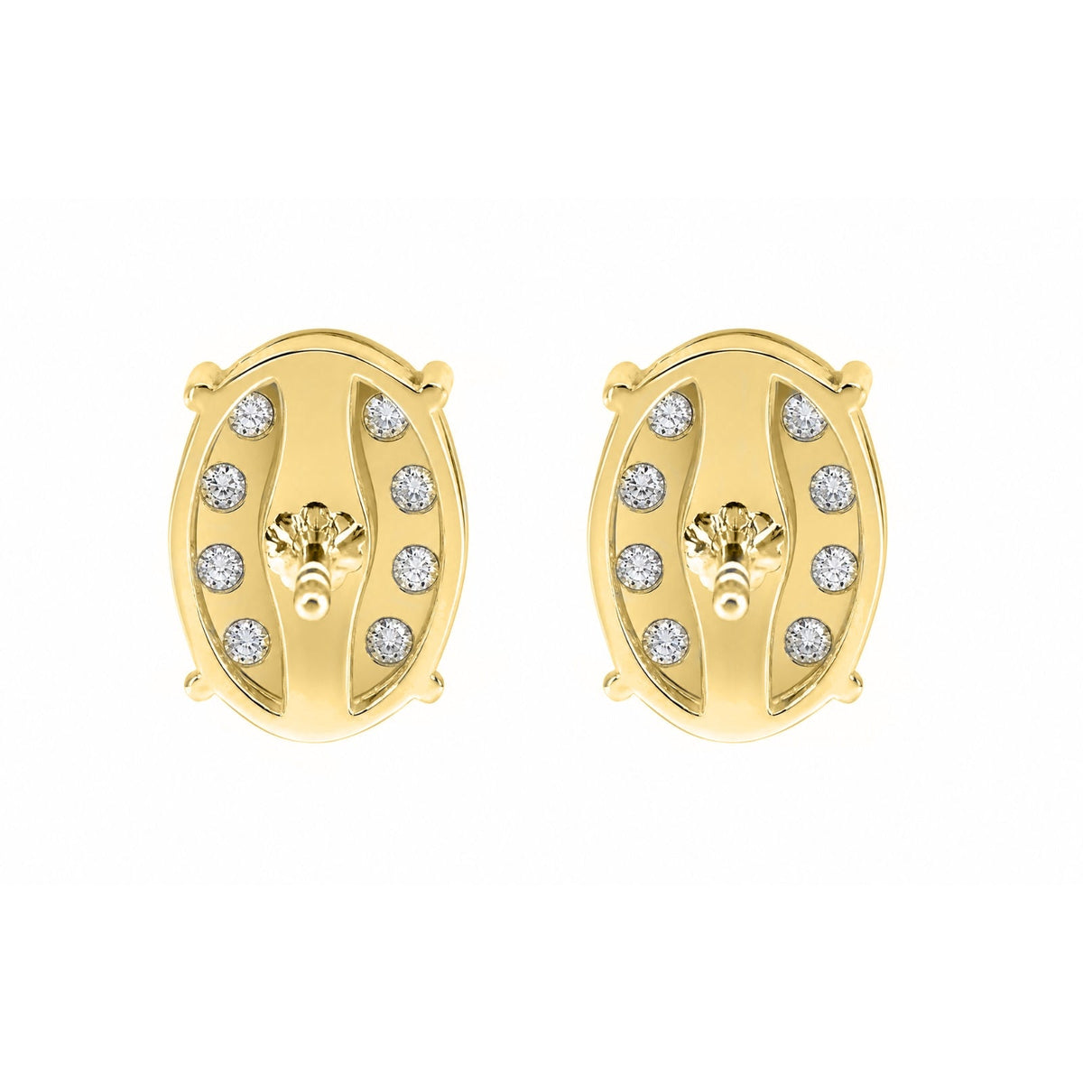 1 ct. T.W. Lab-Grown Diamond Round Stud Earrings in Sterling Silver or 14K Gold over Silver