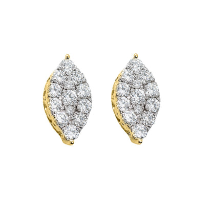 1 ct. T.W. Lab-Grown Diamond Round Stud Earrings in Sterling Silver or 14K Gold over Silver