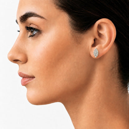 1 ct. T.W. Lab-Grown Diamond Round Stud Earrings in Sterling Silver or 14K Gold over Silver