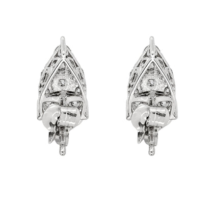 1 ct. T.W. Lab-Grown Diamond Round Stud Earrings in Sterling Silver or 14K Gold over Silver