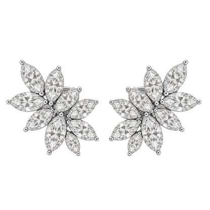 2 ct. T.W. Lab-Grown Diamond Marquise Stud Earrings in 14K White Gold or 14K Yellow Gold
