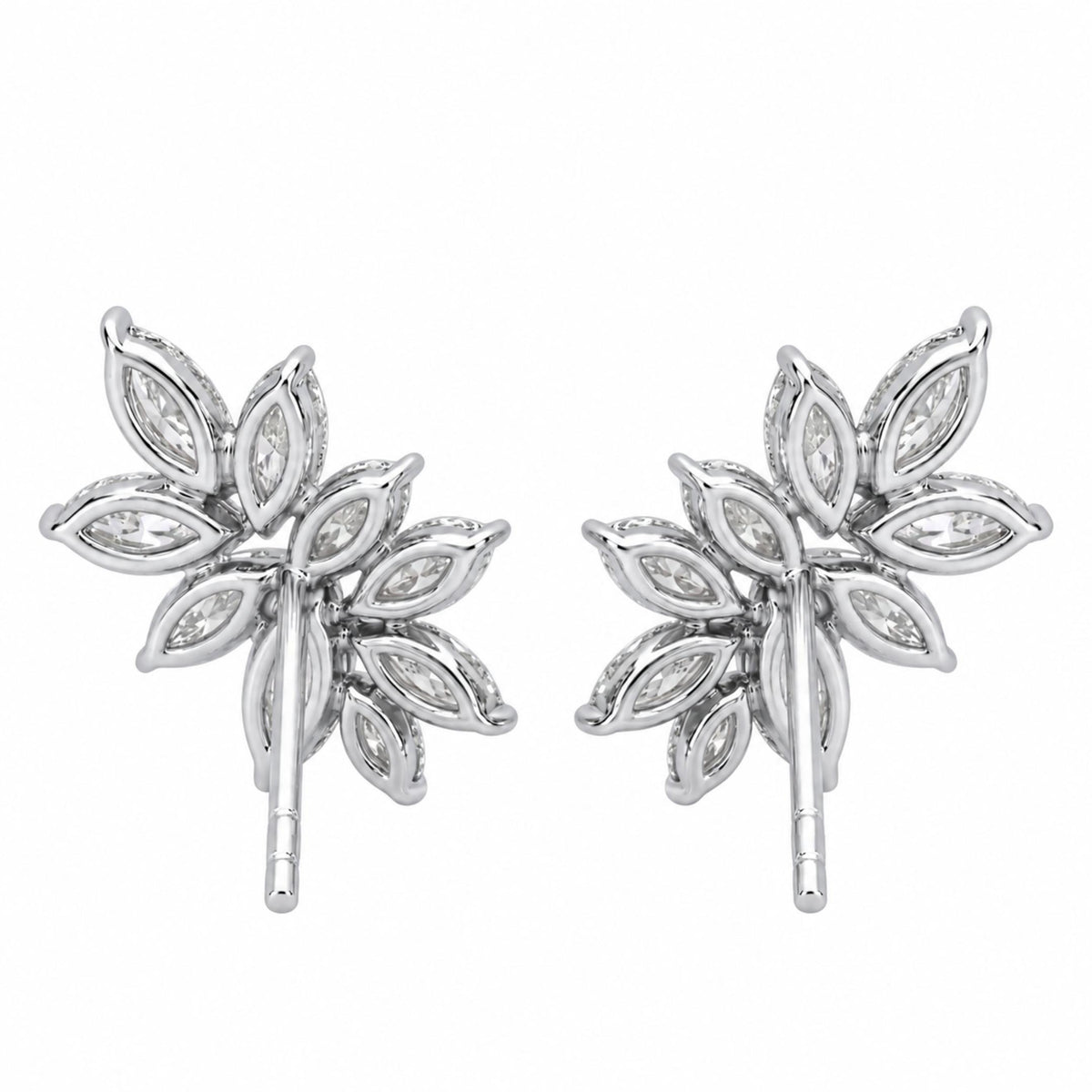 2 ct. T.W. Lab-Grown Diamond Marquise Stud Earrings in 14K White Gold or 14K Yellow Gold