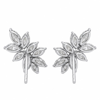 2 ct. T.W. Lab-Grown Diamond Marquise Stud Earrings in 14K White Gold or 14K Yellow Gold