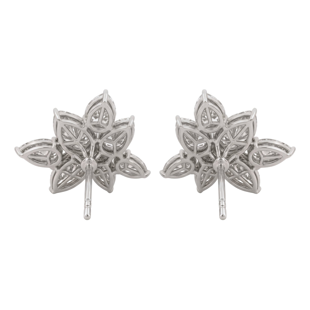 3 ct. T.W. Lab-Grown Diamond Pear-Marquise Stud Earrings in 14K White Gold or 14K Yellow Gold