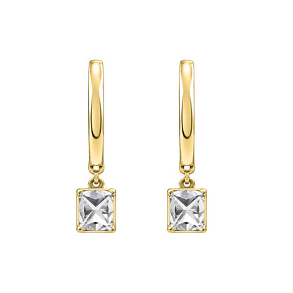 Lab-Grown Diamond Hoop Earrings in 14K White Gold or 14K Yellow Gold