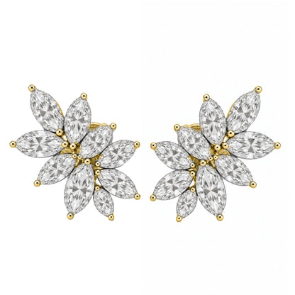 2 ct. T.W. Lab-Grown Diamond Marquise Stud Earrings in 14K White Gold or 14K Yellow Gold