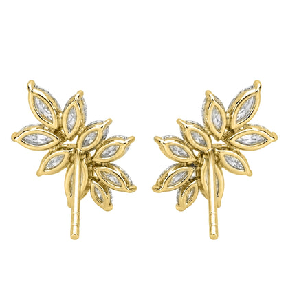 2 ct. T.W. Lab-Grown Diamond Marquise Stud Earrings in 14K White Gold or 14K Yellow Gold