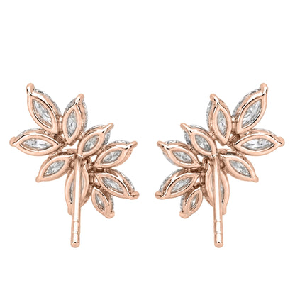 2 ct. T.W. Lab-Grown Diamond Marquise Stud Earrings in 14K White Gold or 14K Yellow Gold