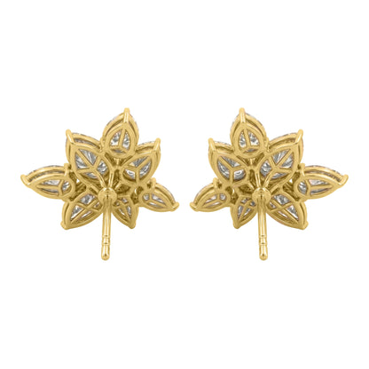 3 ct. T.W. Lab-Grown Diamond Pear-Marquise Stud Earrings in 14K White Gold or 14K Yellow Gold