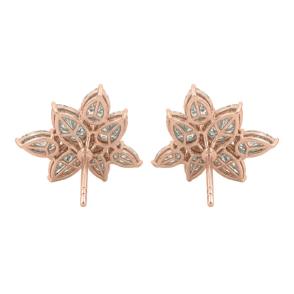 3 ct. T.W. Lab-Grown Diamond Pear-Marquise Stud Earrings in 14K White Gold or 14K Yellow Gold